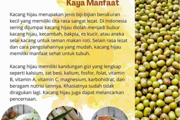 Manfaat dan Resep Kacang Hijau: Si Kacang yang Kaya Nutrisi